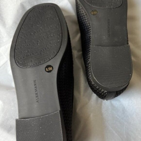 WOMEN’S SHOES, BLACK WOVEN LOAFERS, ALEX MARIE, BECKETT , SIZE 8.5 M, NEW - Picture 8 of 10